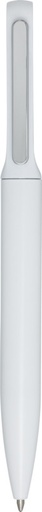 [10791401] Blanca recycled aluminium ballpoint pen (black ink) (White)