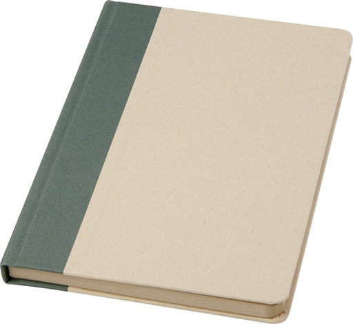 [10792362] Liliana A5 sugar cane paper hard cover notebook (Heather Green)