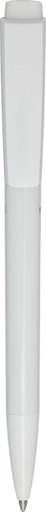 [10792801] Martha recycled plastic ballpoint pen (blue ink) (White)