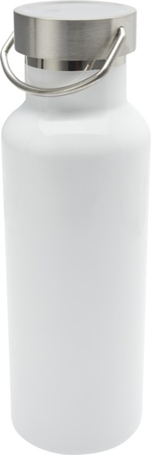 [10081901] Sedona 500 ml RCS certified recycled stainless steel water bottle (White)