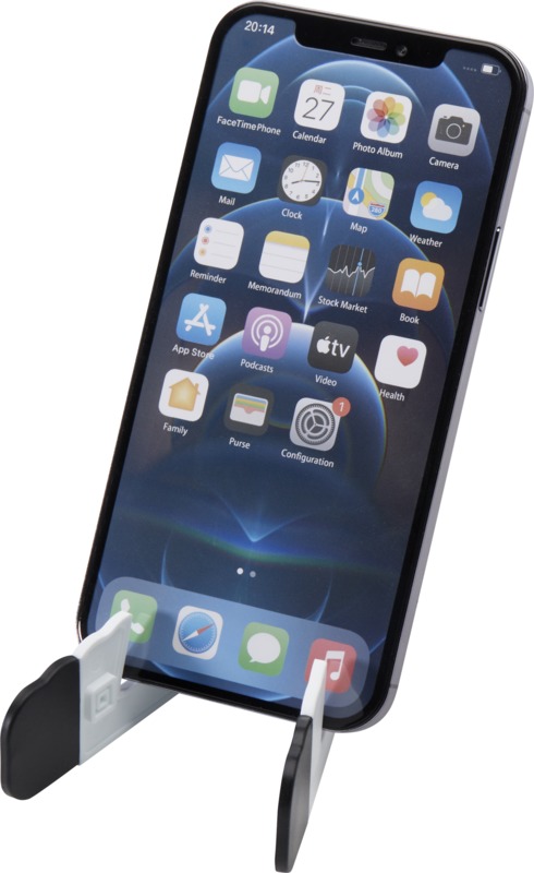 Buna recycled plastic foldable tablet and phone stand