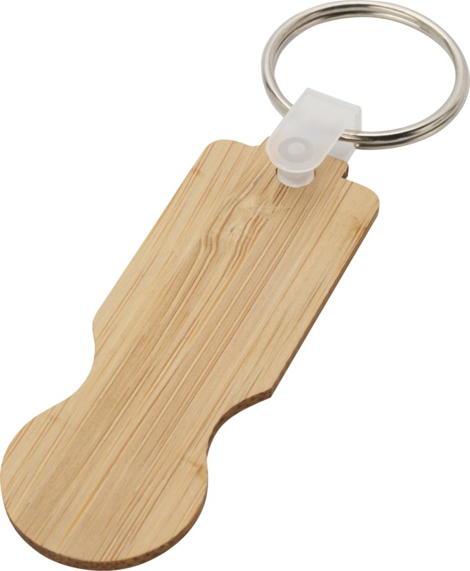 Ronan bamboo trolley keychain