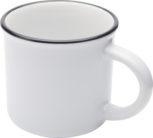 [10084401] Bari 240 ml ceramic mug (White)