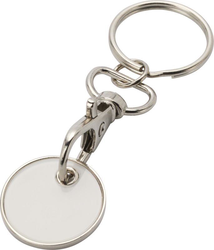 Rory keyring with trolley coin