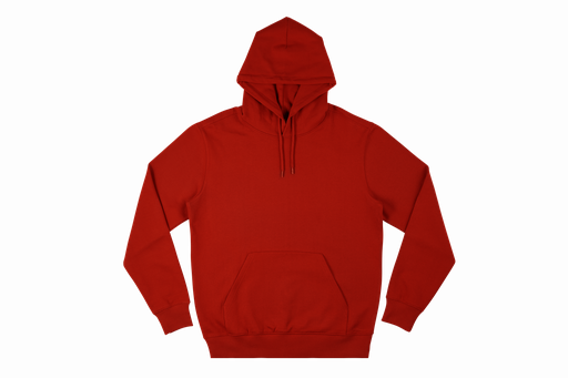 [COR51P-RE0] HEAVY PULLOVER HOODIE (Red, XS)