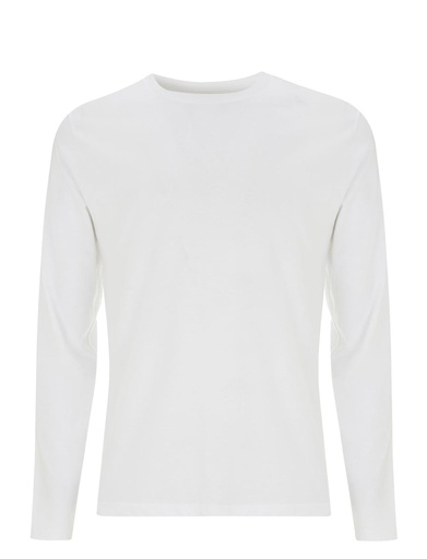 [EP01L-WH0] Earth Positive Long Sleeve T-shirt (White, XS)