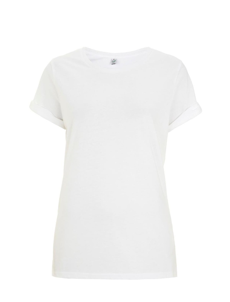 WOMEN'S ROLLED SLEEVE T-SHIRT