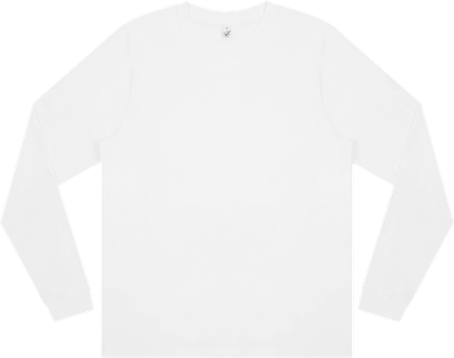 [EP185L-WH0] NEW - Earth Positive Premium Long Sleeve T-shirt (White, XS)