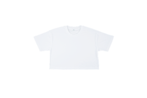 [EP26-WH1] Earth Positive Women's Cropped T-shirt (White, S)