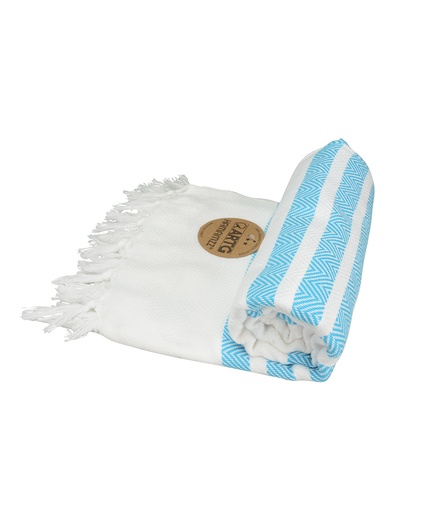 [AR053WHBK] ARTGÆ HamamzzÆ dalaman towel (White/Black)