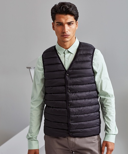 [TS042BLACS] Padded gilet vest (S)