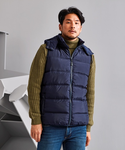 [TS046NAVYS] Bryher recycled bodywarmer (Navy, S)