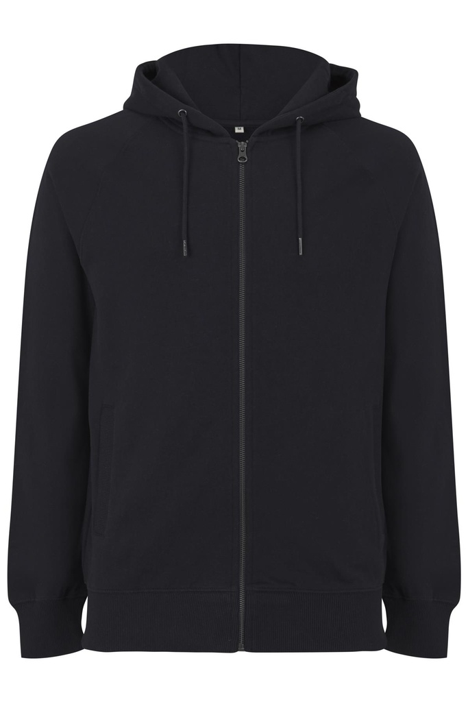 HEAVY ZIP-UP HOODIE WITH SIDE POCKETS