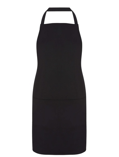 [EP77-BL] Bib Apron with Pockets