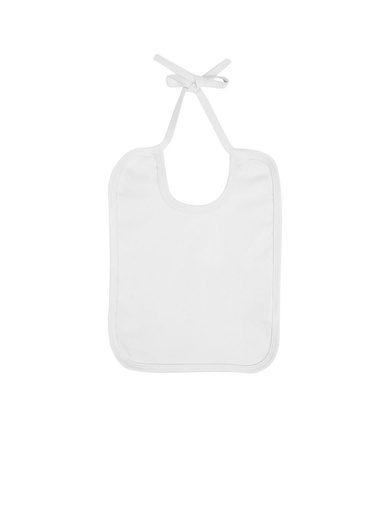 [EPB04-WH1] Earth Positive Baby Bib (White)