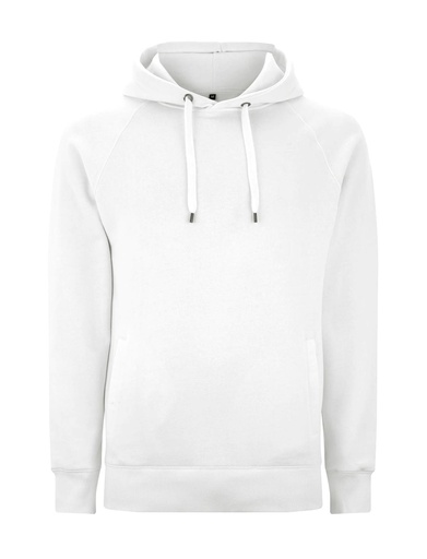 [N50P-WH1] PULLOVER HOODIE WITH SIDE POCKETS (White, S)