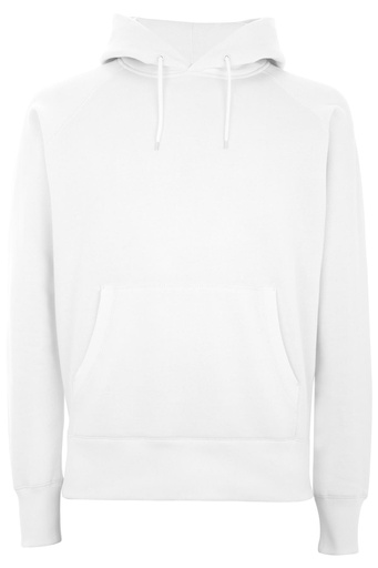 [N51P-WH0] RAGLAN PULLOVER HOODIE (White, S)