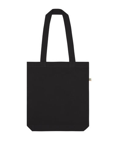 [SA60-BL] RECYCLED SHOPPER TOTE BAG (Black)