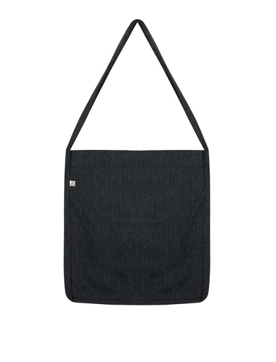 [SA61-MBL] RECYCLED TOTE SLING BAG (Melange Black)