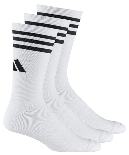 [AD047WHIT6.58] Crew socks (3-pack) (Socks UK 6.5/8)