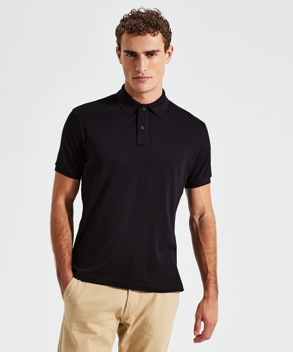 [AQ005WHITS] Men's super smooth knit polo (White, S)