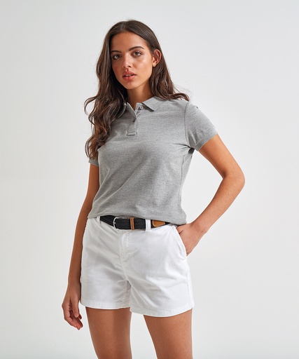 [AQ061WHITXS] Women's chino shorts (White, XS)