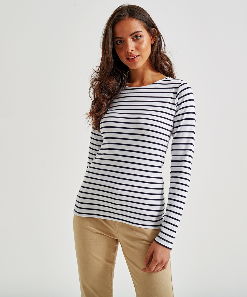 Women's MariniËre coastal long sleeve tee