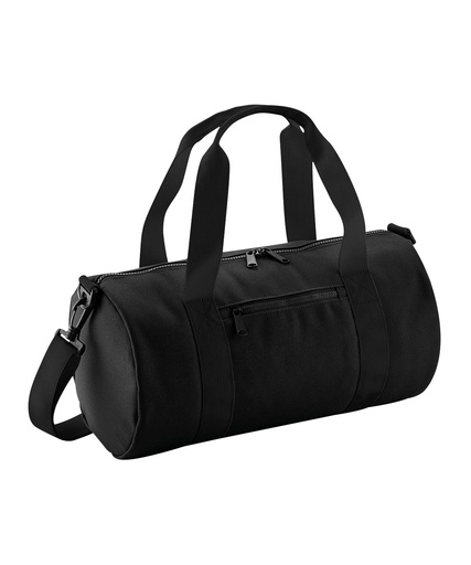 [B140SBKBK] Mini barrel bag (Black/Black)