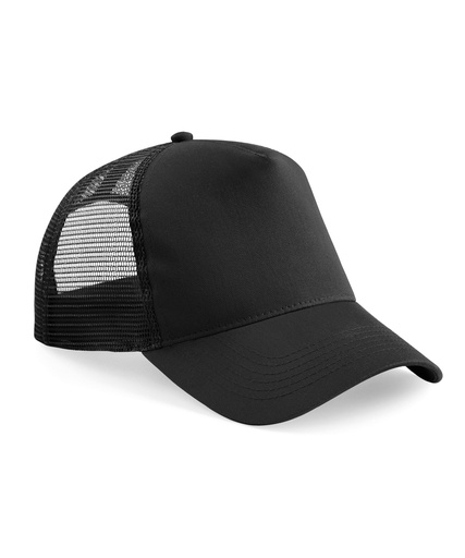 [B640BBKBK] Junior snapback trucker (Black/Black)