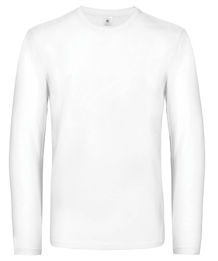 [BA221WHITS] White, S (B&C #E190 long sleeve) 