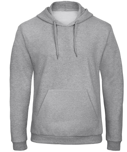 [BA411HGREXS] Heather Grey, XS (B&C ID.203 50/50 sweatshirt) 