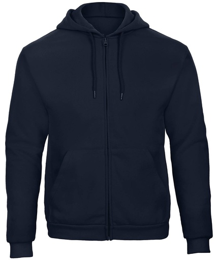 [BA412NAVYXS] Navy, XS (B&C ID.205 50/50 sweatshirt) 