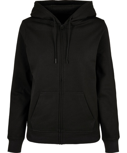 [BB009HGREXS] Womenís basic zip hoodie (Heather Grey, XS)