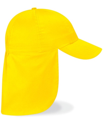 [BC11BYELL] Junior legionnaire-style cap (Yellow)