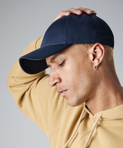 [BC196NAVY] Air mesh 6-panel cap (Navy)