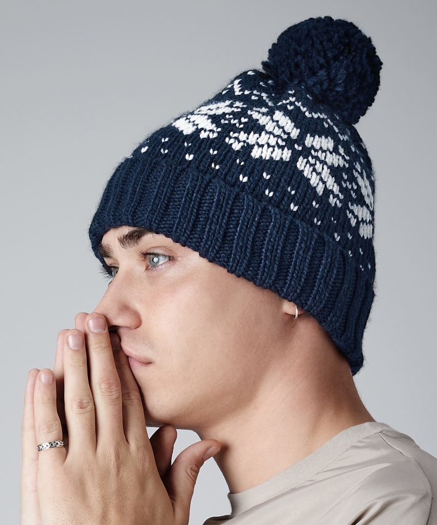 Fair Isle snowstarÆ beanie