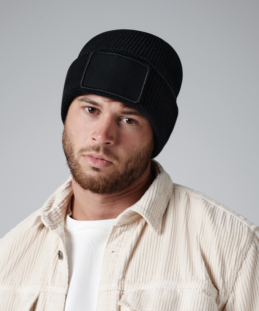 Removable patch Thinsulateô beanie