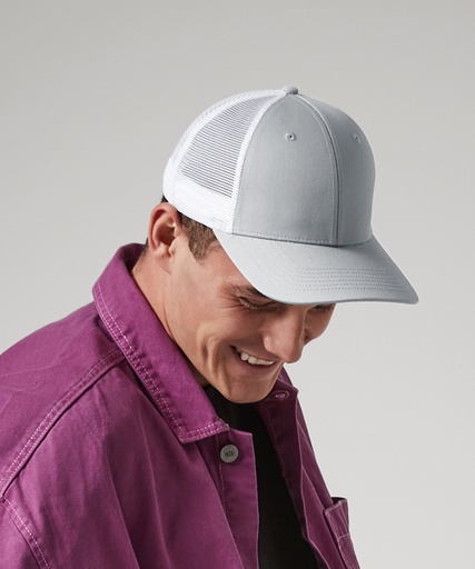 [BC646WHIT] Urbanwear trucker (White)