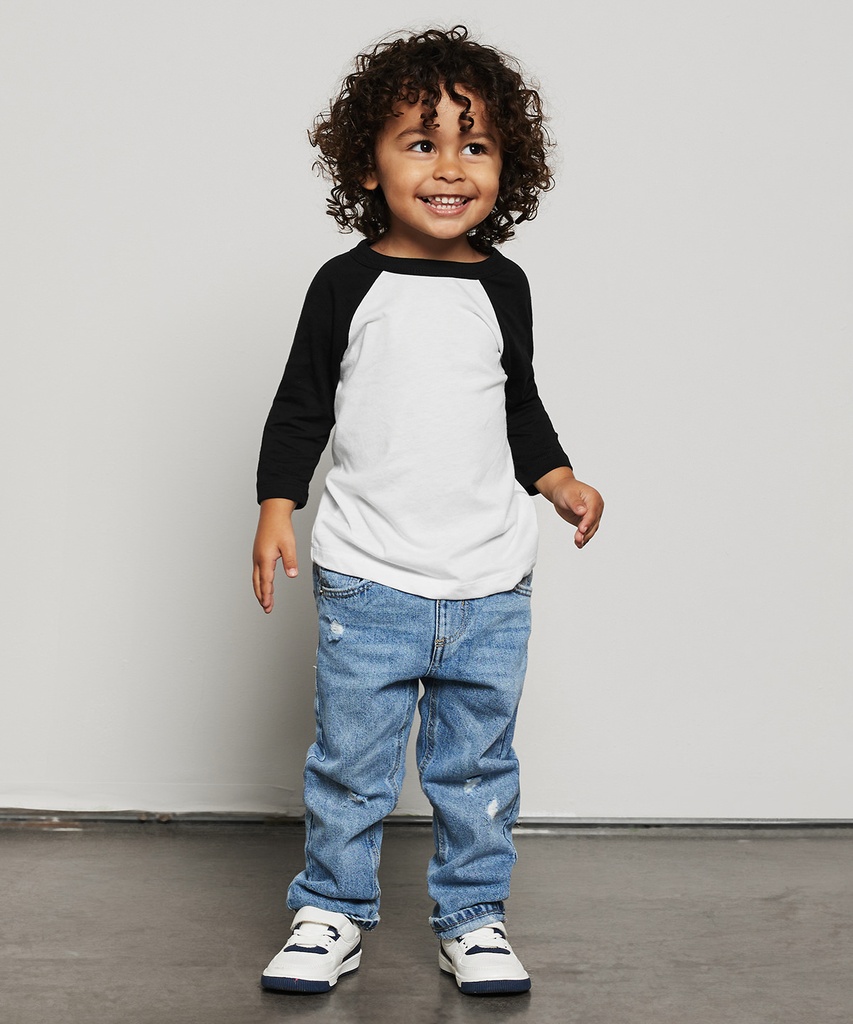 Toddler æ sleeve baseball tee