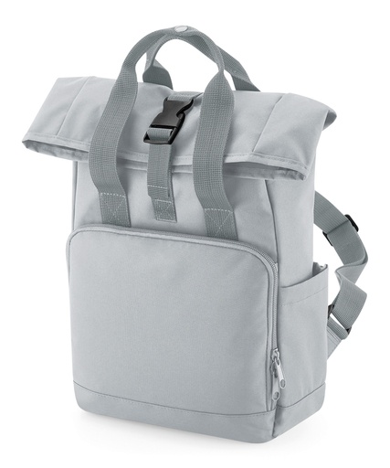 [BG18SSAGE] Recycled mini twin handle roll-top backpack (Sage Green)