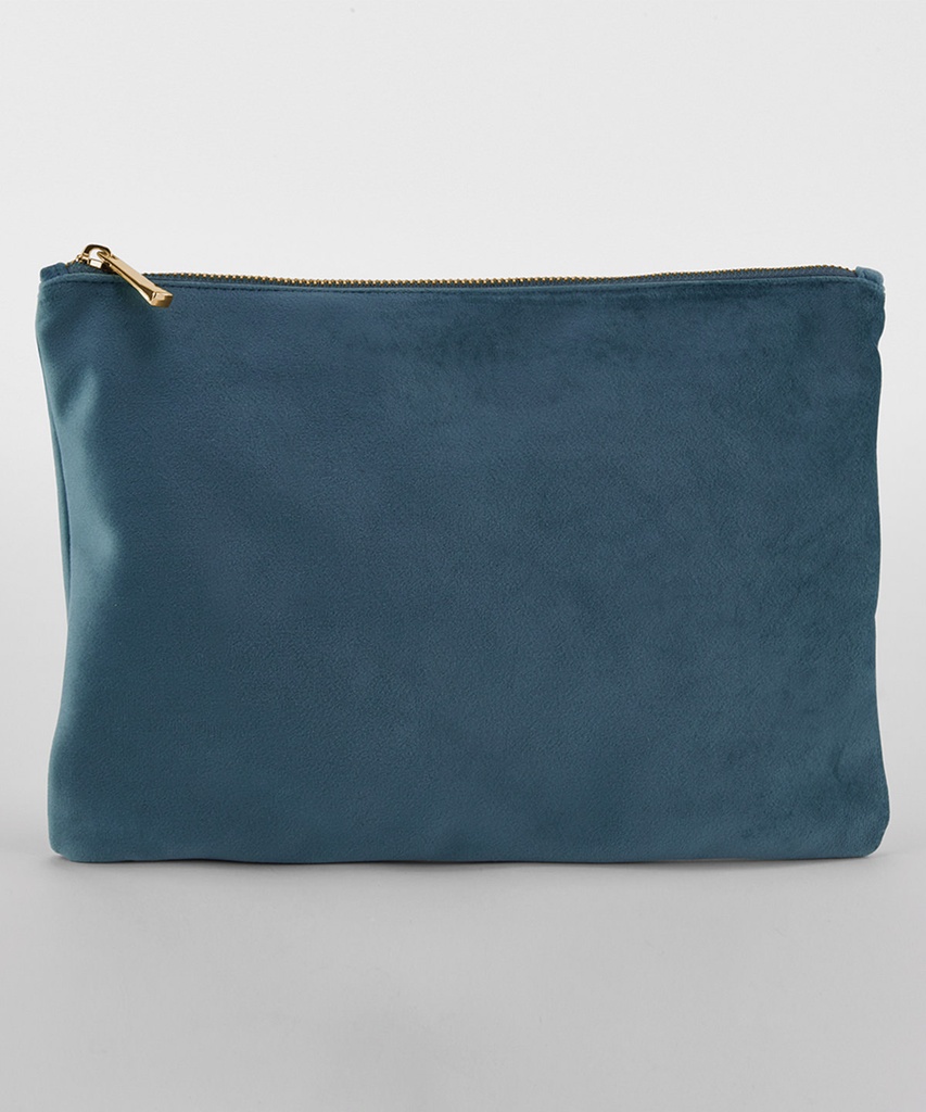 Velvet accessory pouch