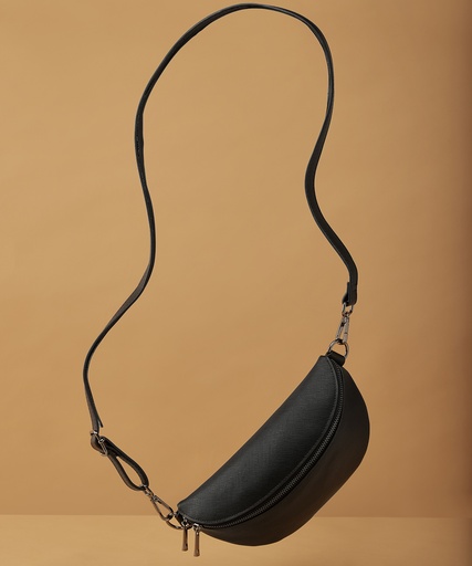 [BG766BKBK] Boutique waist bag (Black/Black)