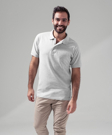 [BY008WHITS] PiquÈ polo shirt (White, S)