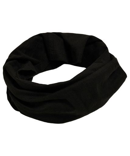 [BY200BLAC] Organic cotton tube scarf