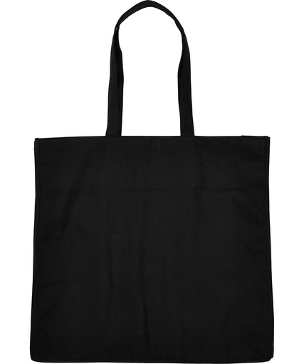 [BY202BLAC] Oversized canvas tote bag (Black)