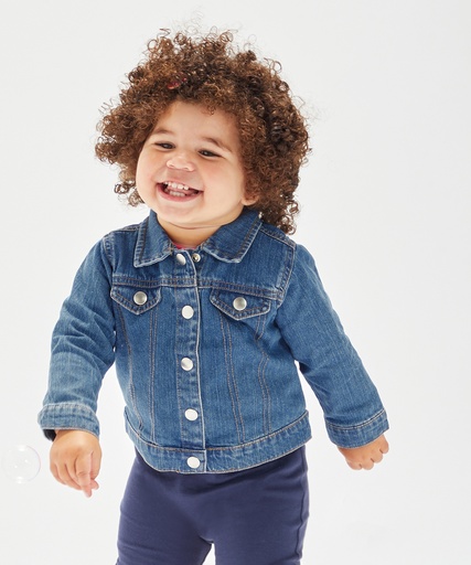 [BZ053DENI36] Baby Rocks denim jacket (3/6 Months)