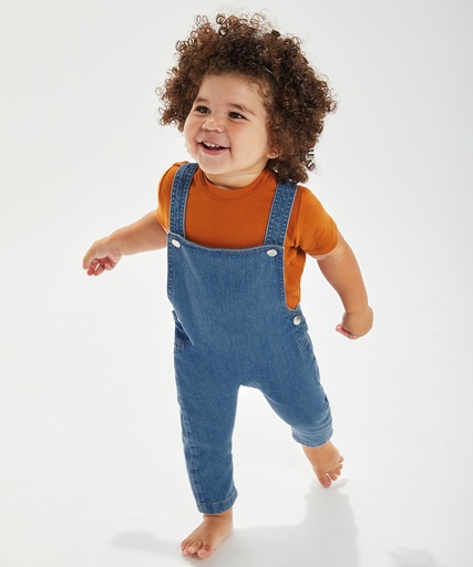 [BZ056DENI36] Baby Rocks denim dungarees (3/6 Months)