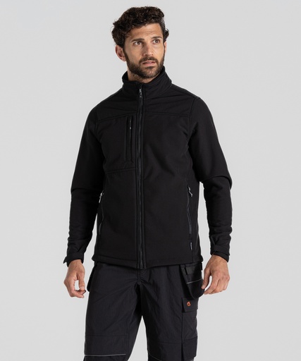 [CR702BLACS] Whitby softshell workwear jacket (S)