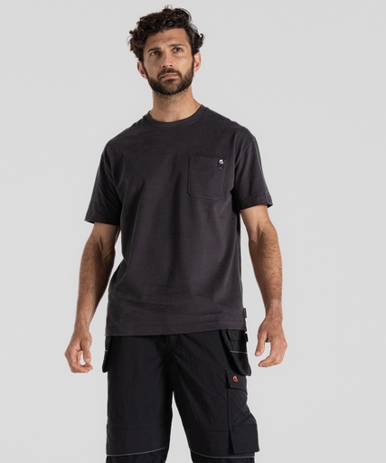 [CR704CGRES] Wakefield pocket workwear t-shirt (Carbon Grey, S)