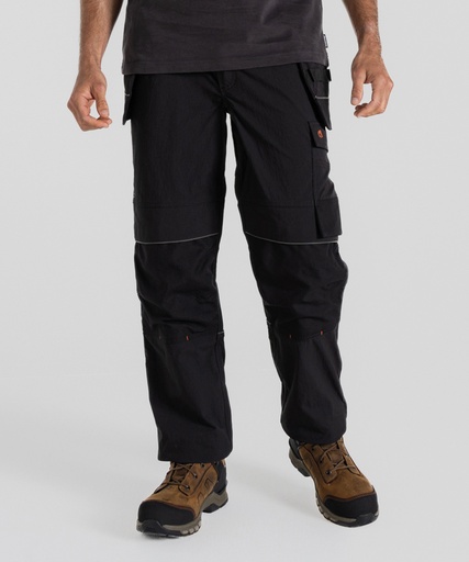 [CR705BLAC30R] Sheffield stretch holster workwear trousers (Black, 30 Reg)